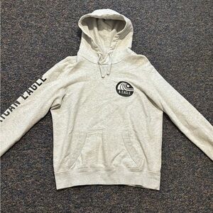 American Eagle Outfitters Light Gray Pullover Hoodie Size XS